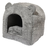 40 Winks Rosewood Kattenmand Iglo Teddy Grijs 38X38X40 Cm
