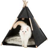 Trixie Kattenmand Tipi Vilt Antraciet 55X55X65 Cm