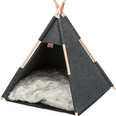 Trixie Kattenmand Tipi Vilt Antraciet 55X55X65 Cm