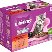 Whiskas Multipack Pouch Junior Classic Selectie Vlees In Saus 4X12X85 Gr