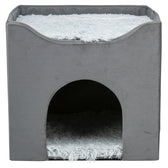 Trixie Kattenhuis Harvey Grijs-Wit / Zwart 38X38X38 Cm