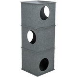 Trixie Kattenhuis Toren Nele Vilt Grijs 38X38X105 Cm