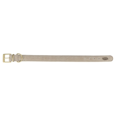 Trixie Halsband Hond Pure Leer Lichtgrijs L 47-44X4 Cm