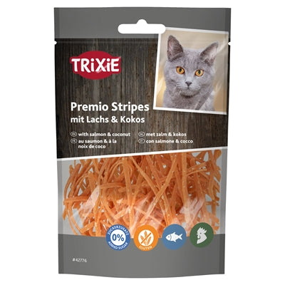 Trixie Premio Stripes Met Zalm En Kokos 50 Gr